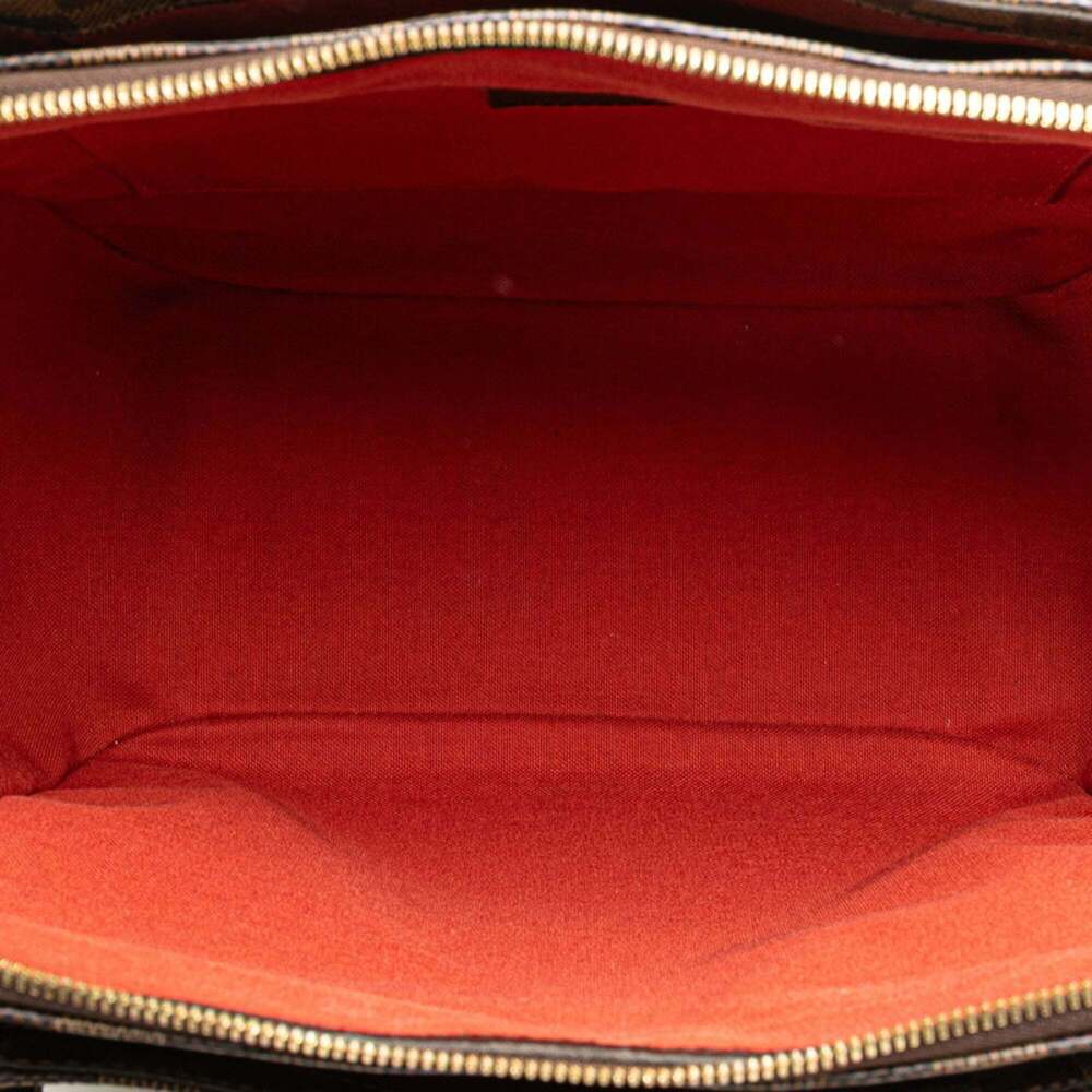 LOUIS VUITTON Brown Damier Leather Tote Bag - Picture 5 of 8